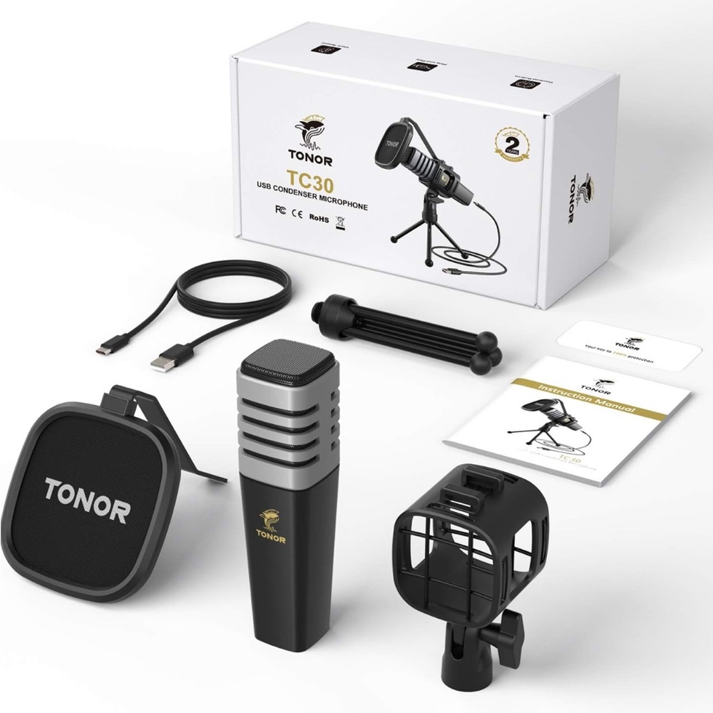 NWT Tonor USB Plug-In Computer Microphone for Mac/PC. - Picture 2 of 10